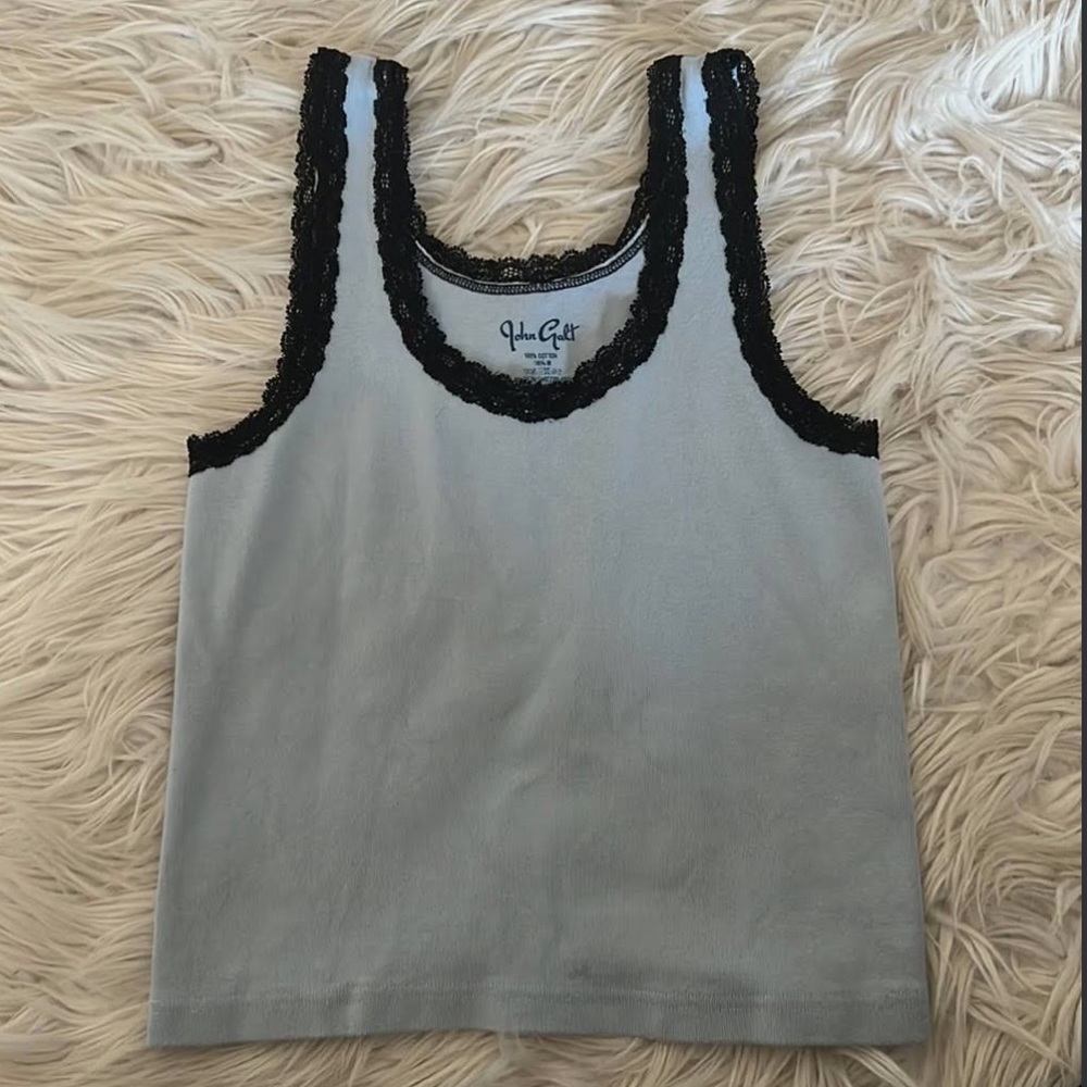 Brandy Melville Blue Ronnie Laced Tank